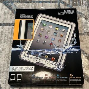 LifeProof White Heavy-Duty Waterproof iPad Cover